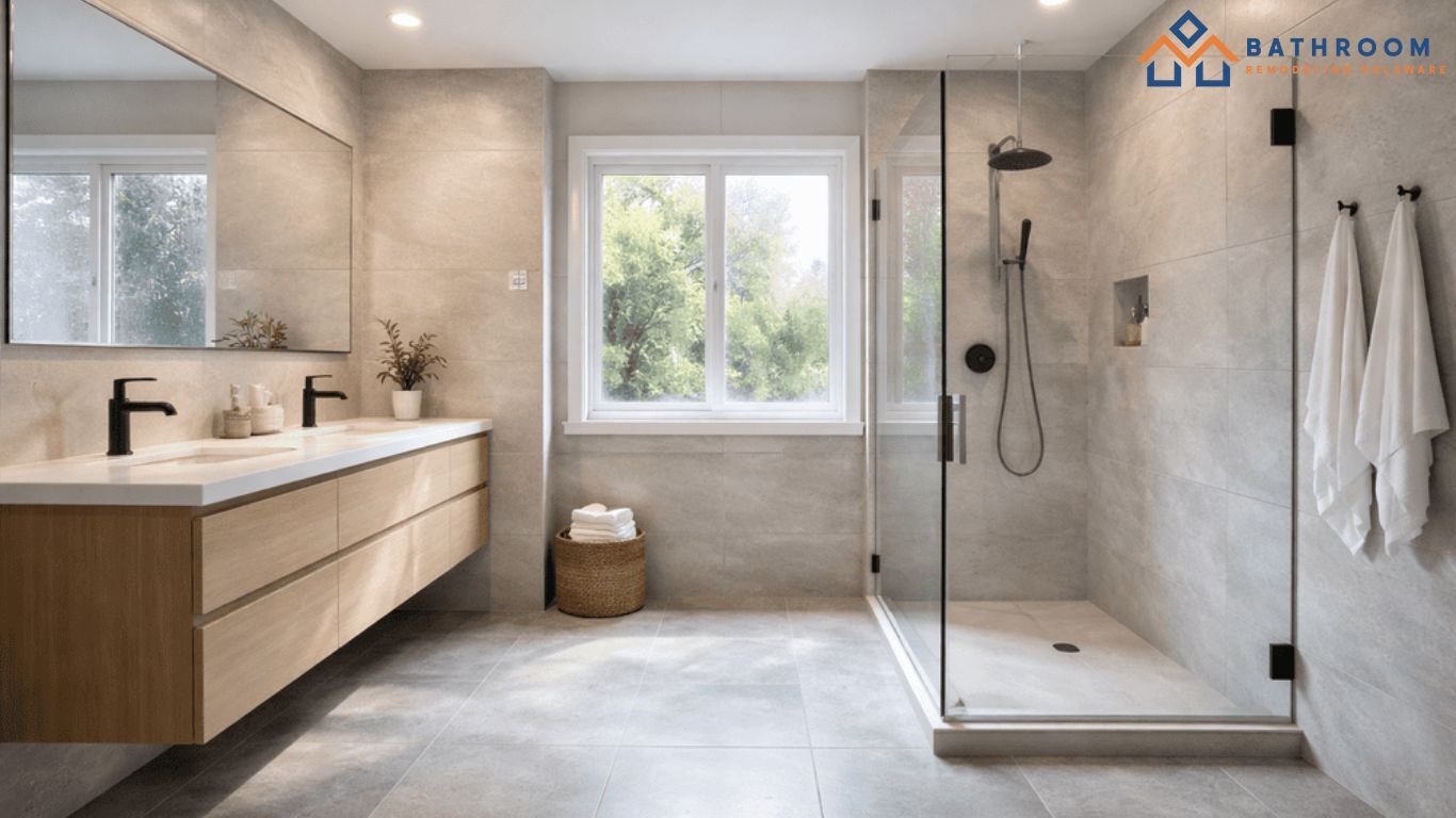 Bathroom Remodeling Delaware using moisture resistant materials built for local climate and water conditions